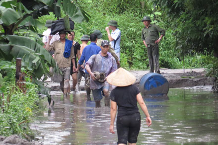 Northern localities staggered by rain and flood